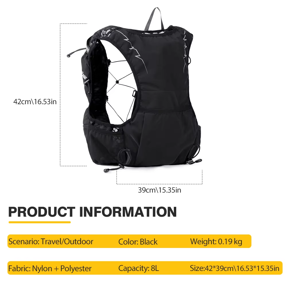 NEWBOLER Outdoor Trail Running - Hydration Vest ulasan dan harga