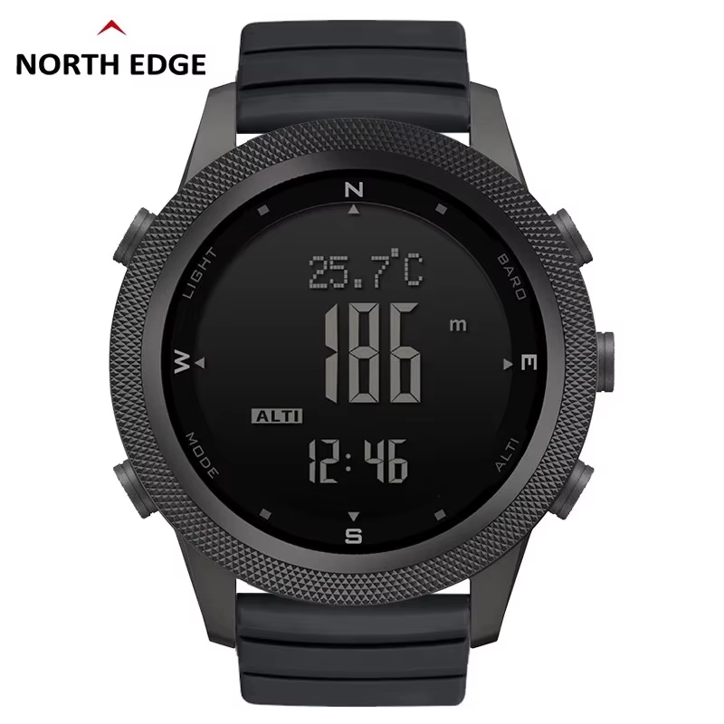 NORTH EDGE APACHE-46 Men's Dig - Running Watch ulasan dan harga