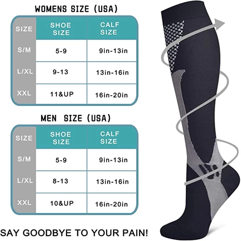 3 Pairs/Pack Compression Socks - Sports Socks ulasan dan harga