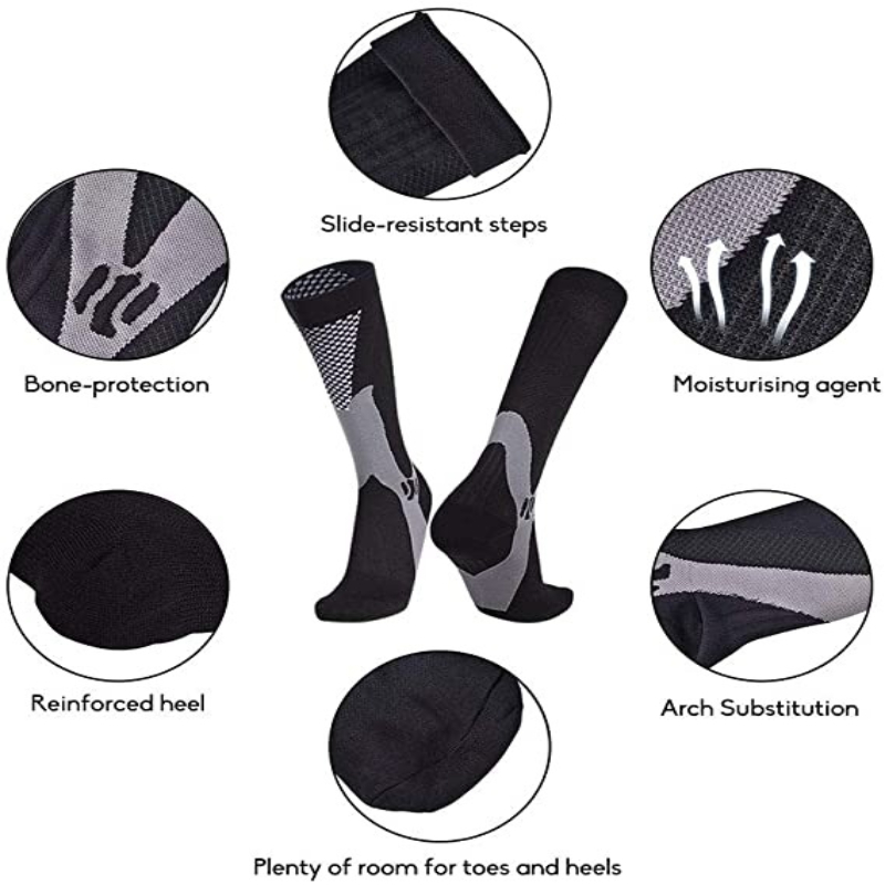 3 Pairs/Pack Compression Socks - Sports Socks ulasan dan harga