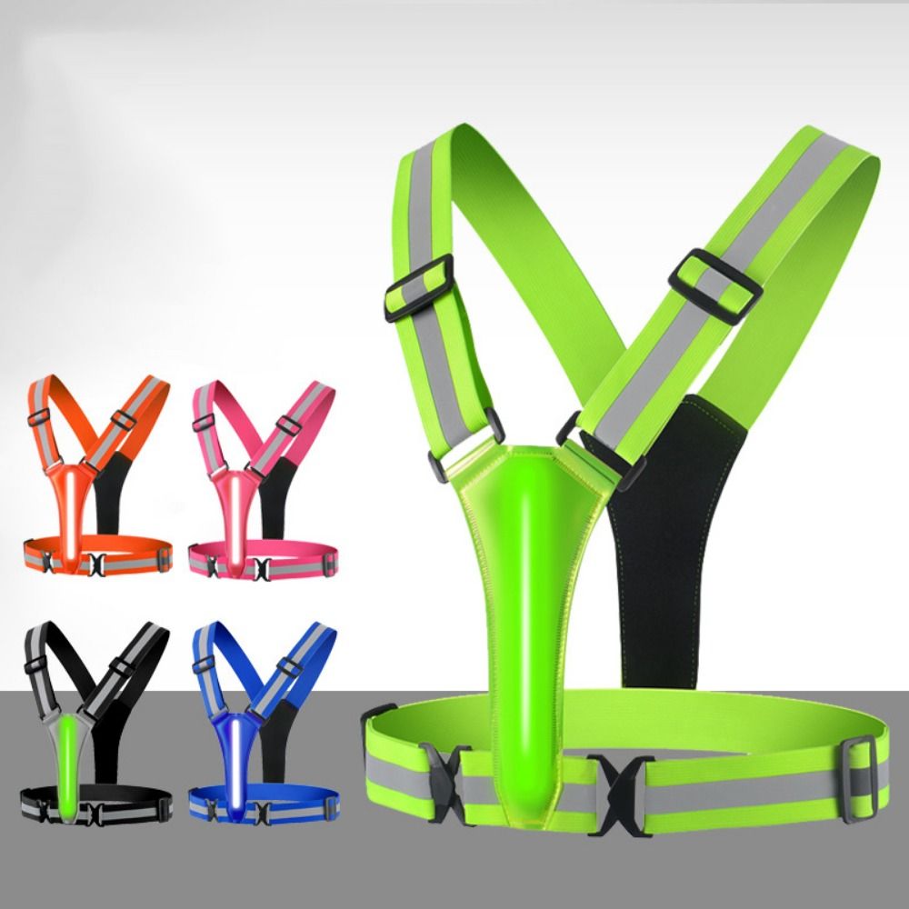 USB Rechargeable LED Reflectiv - Running Visibility Gear ulasan dan harga