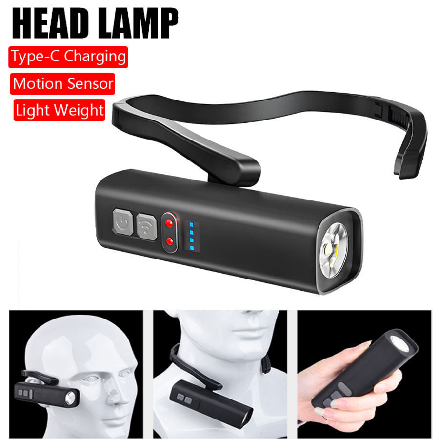 Super Bright Ear Clip Headlamp - Running Headlamp ulasan dan harga