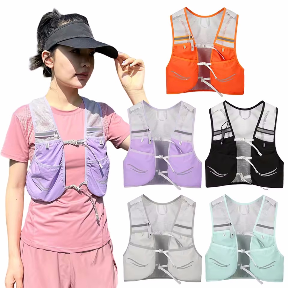 Reflective Running Vest Hydrat - Hydration Vest ulasan dan harga