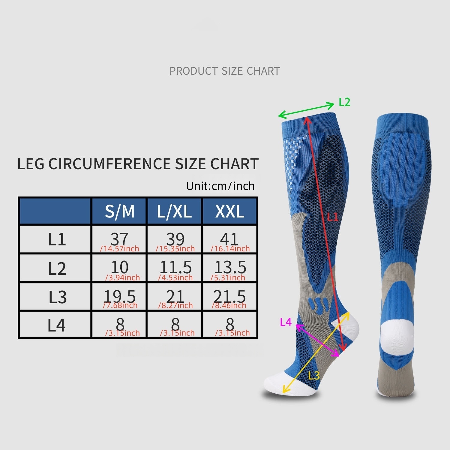 Cross Border Nylon Compression - Sports Socks ulasan dan harga