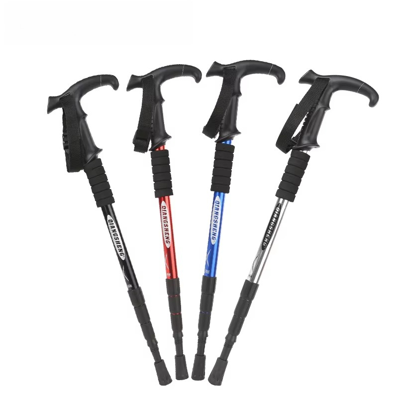 Outdoor Folding Trekkings Pole - Trekking Pole Carbon ulasan dan harga
