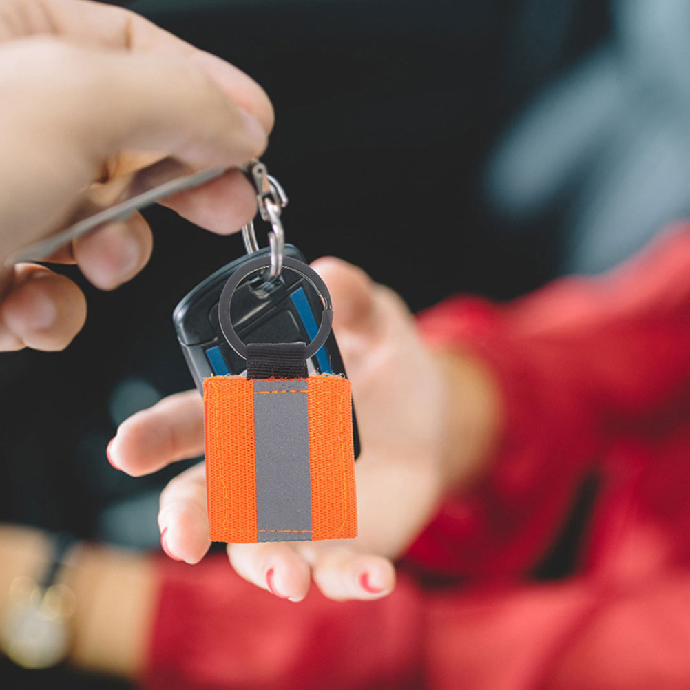 5Pcs Reflective Keychain Tags  - Running Visibility Gear ulasan dan harga