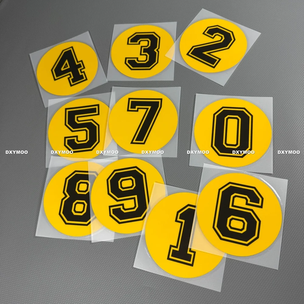 Yellow Racing Number 0-9 Water - Race Bib ulasan dan harga