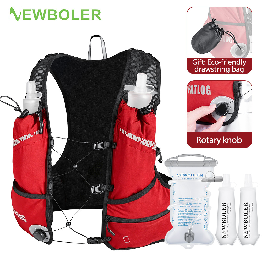 NEWBOLER Outdoor Trail Running - Hydration Vest ulasan dan harga