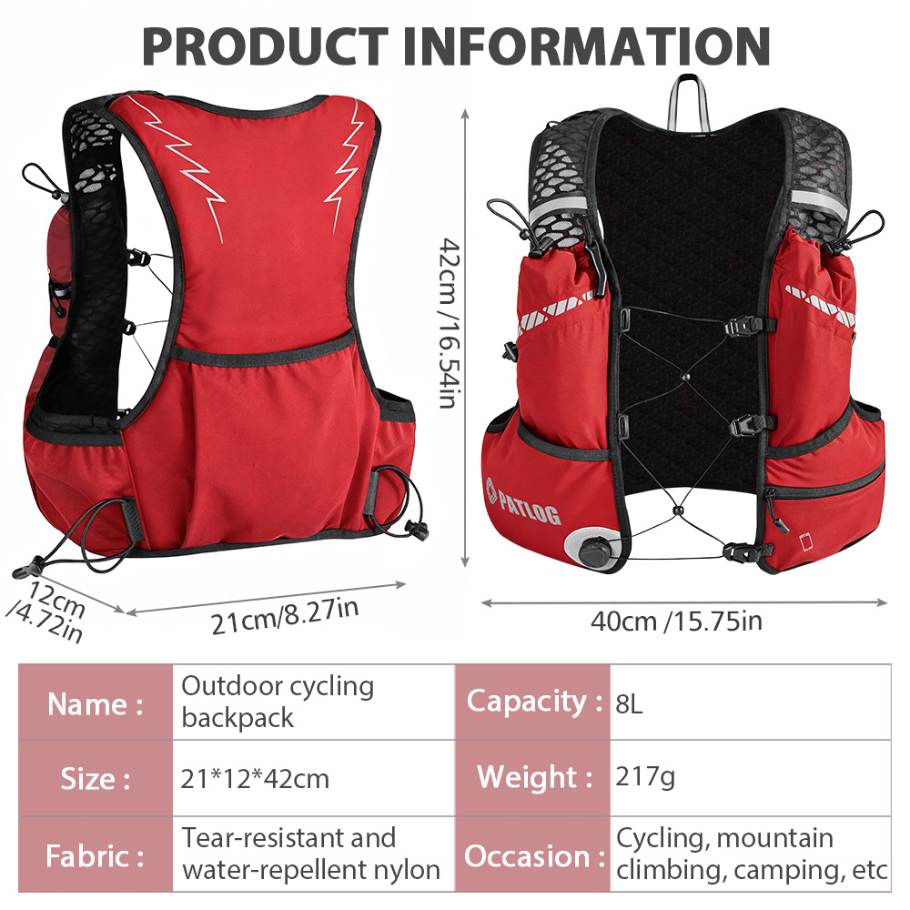 NEWBOLER Outdoor Trail Running - Hydration Vest ulasan dan harga