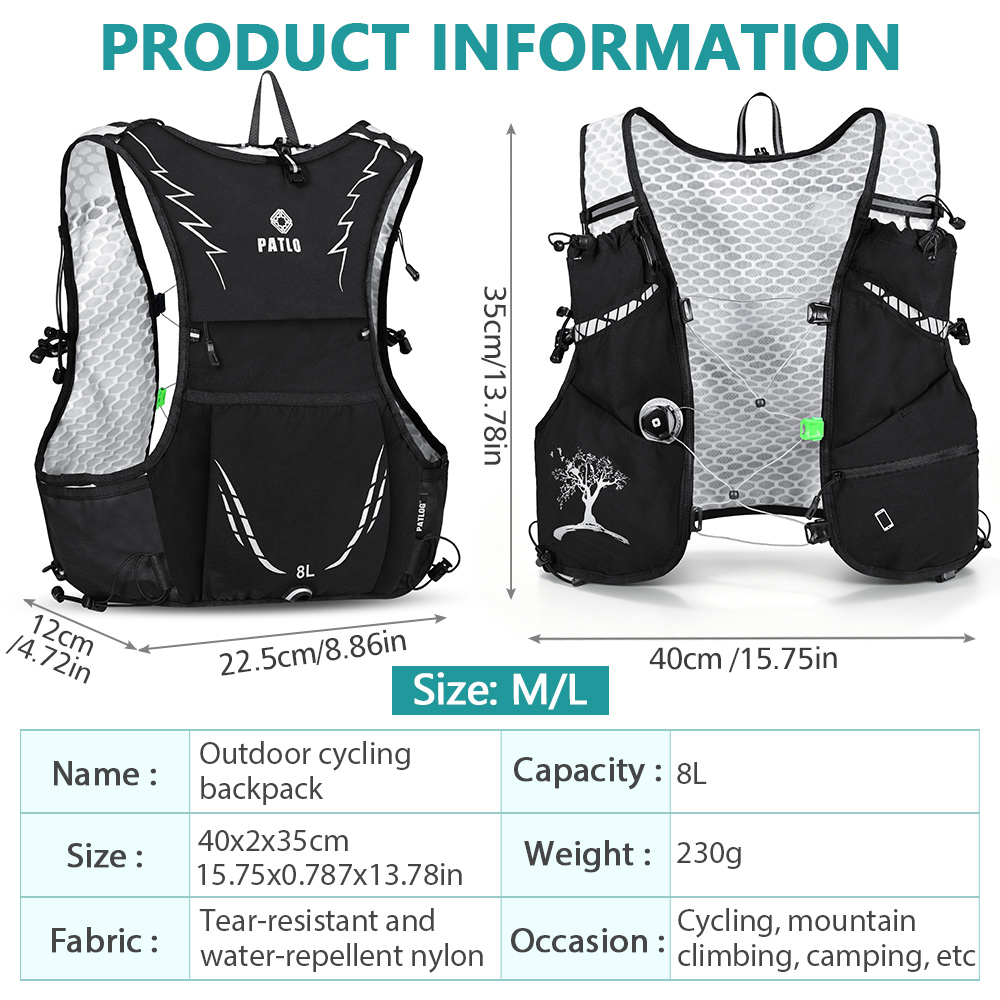 2026 New 8L Outdoor Trail Runn - Hydration Vest ulasan dan harga