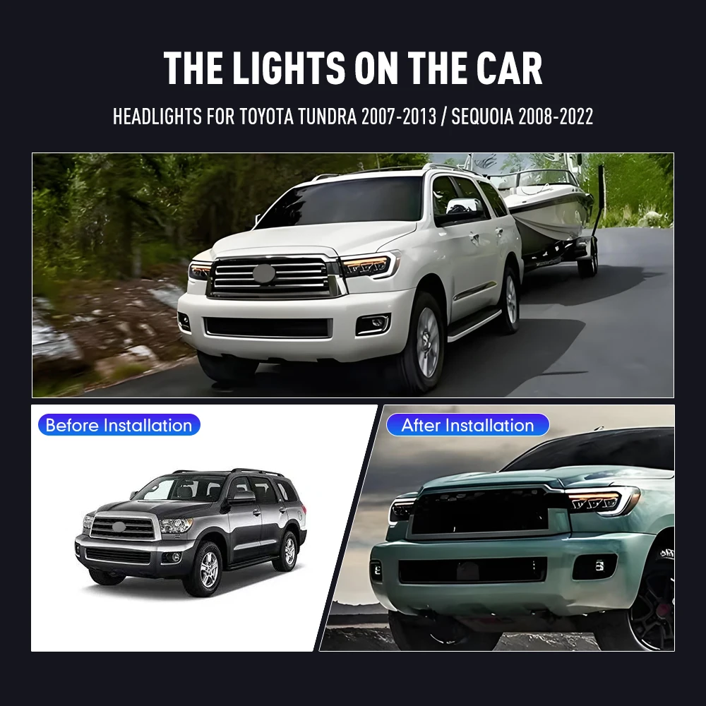 Car Styling Head Lamp for Toyo - Running Headlamp ulasan dan harga