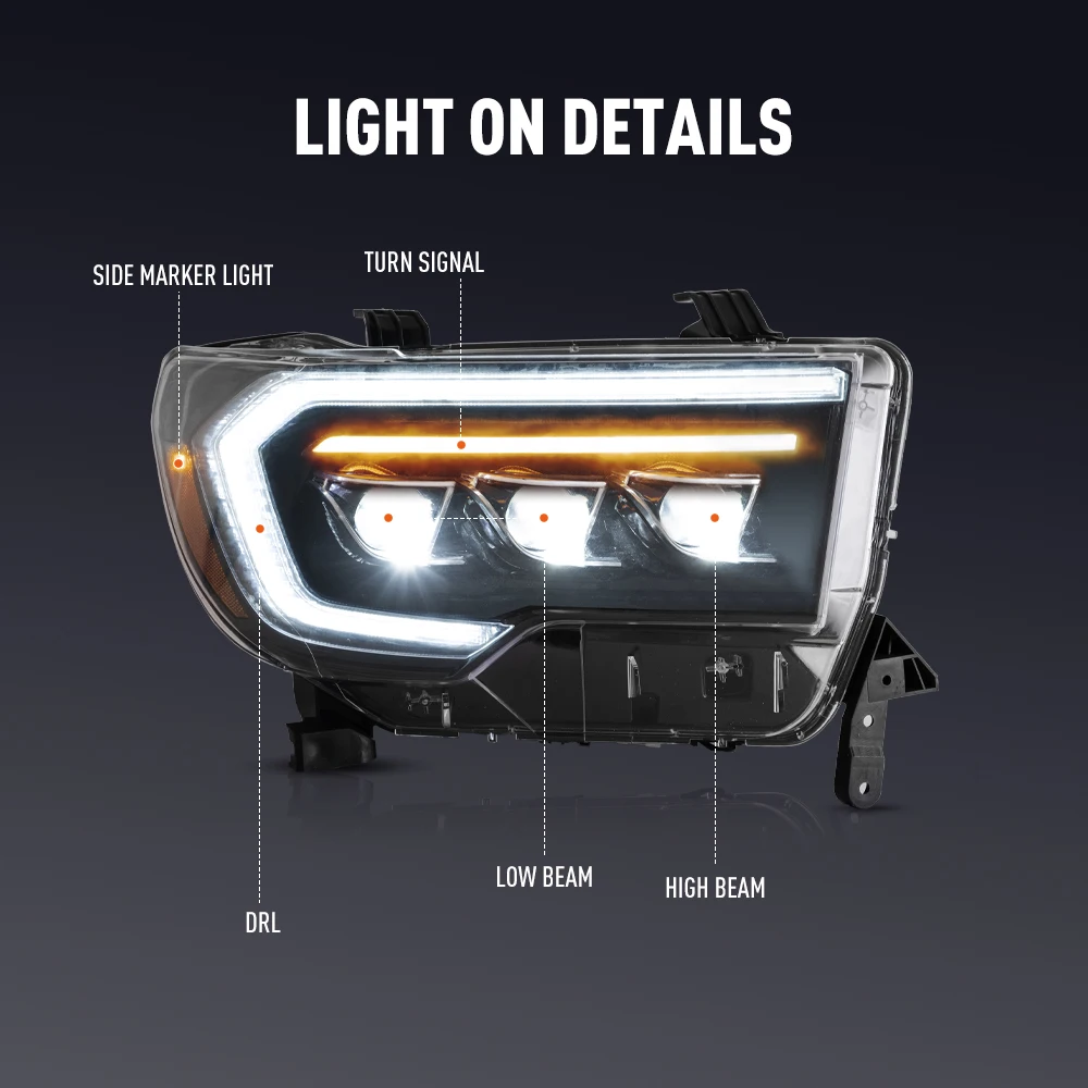 Car Styling Head Lamp for Toyo - Running Headlamp ulasan dan harga