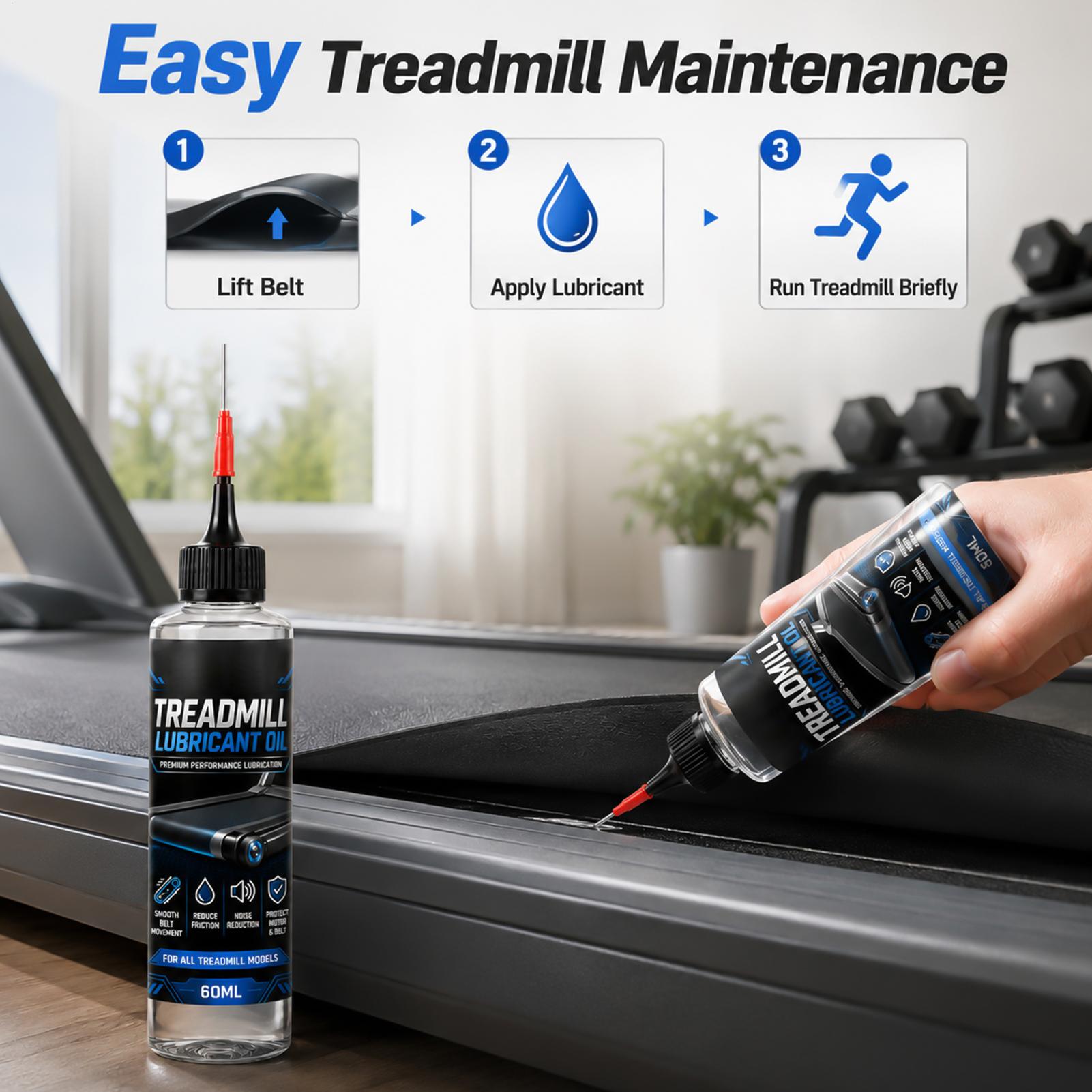 60ml Treadmill Silicone Lubric - Running Belt ulasan dan harga