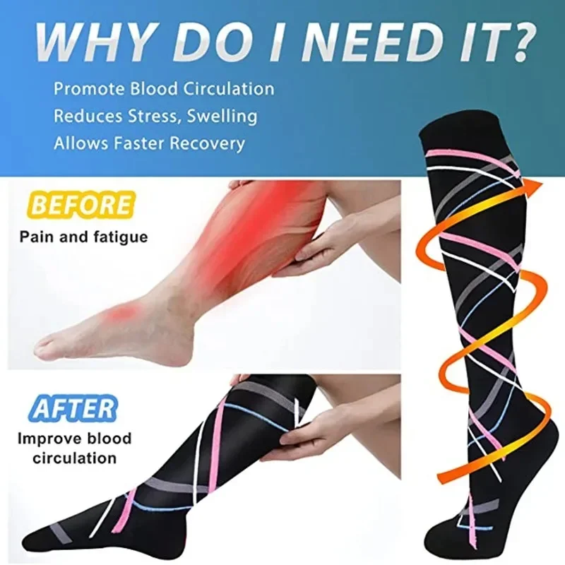 Unisex Compression Socks for M - Sports Socks ulasan dan harga
