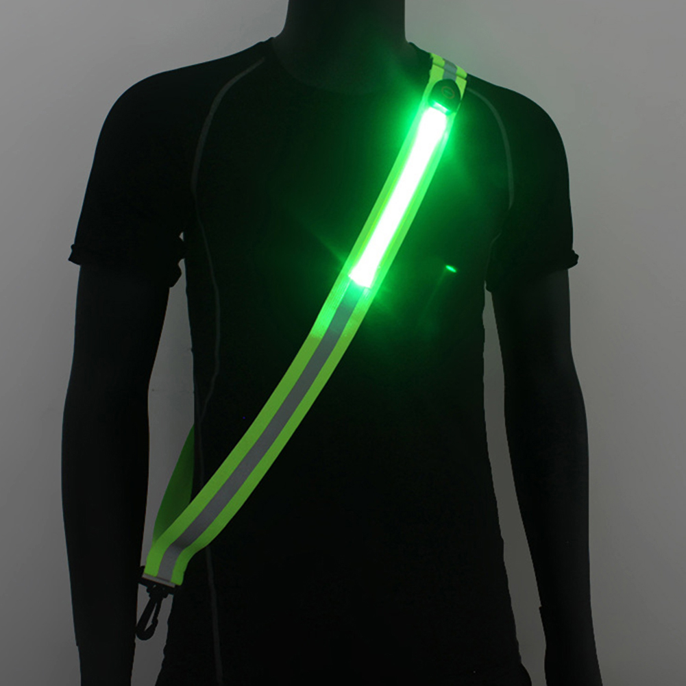 USB Rechargeable Cycling Refle - Running Visibility Gear ulasan dan harga
