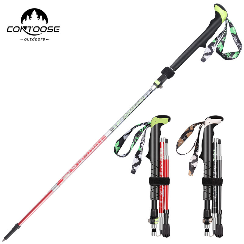 Carbon Fiber Folding Trekking  - Trekking Pole Carbon ulasan dan harga