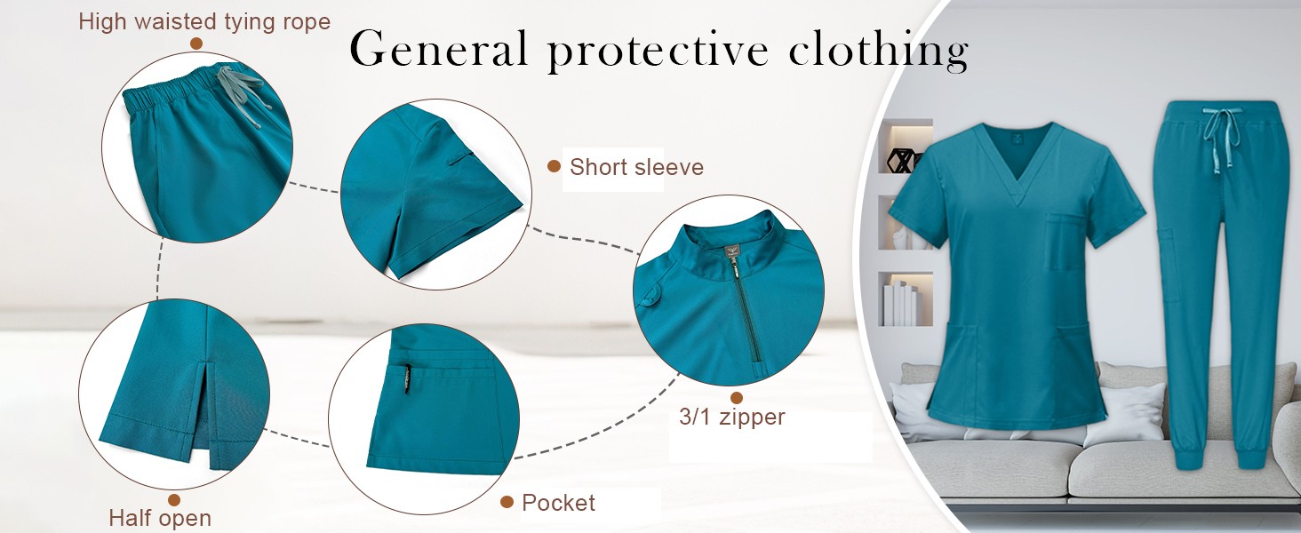 Comfortable Scrubs Uniform Med - Joggers Pants ulasan dan harga