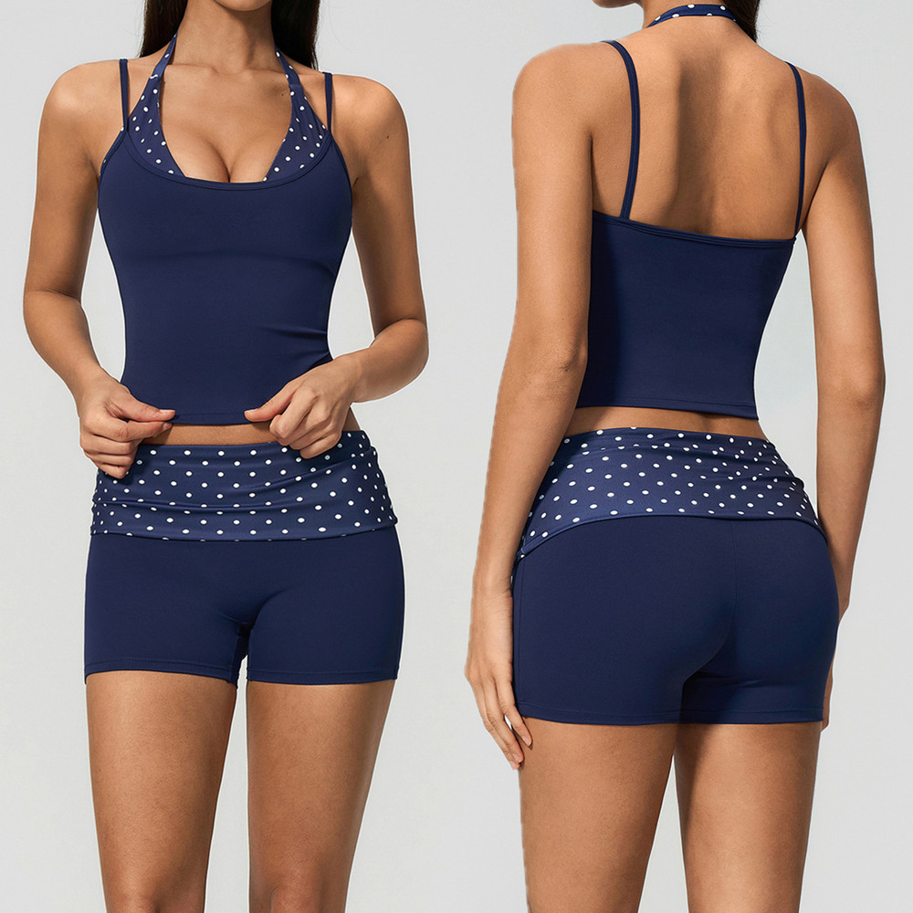 Polka Dot Women Strap Halter Y - Running Belt ulasan dan harga