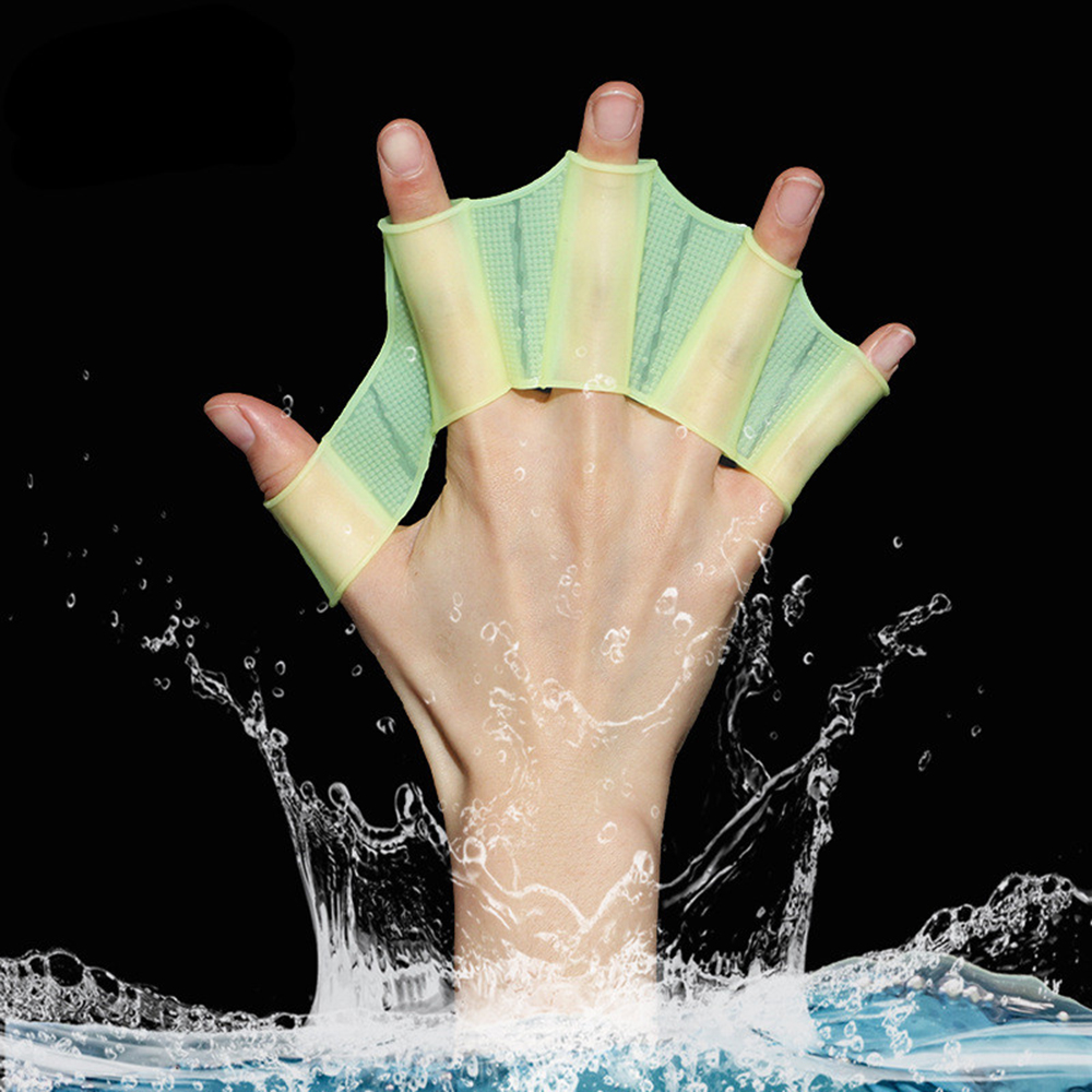 Silicone Swim Fins Hand Paddle - Running Gear Kids ulasan dan harga
