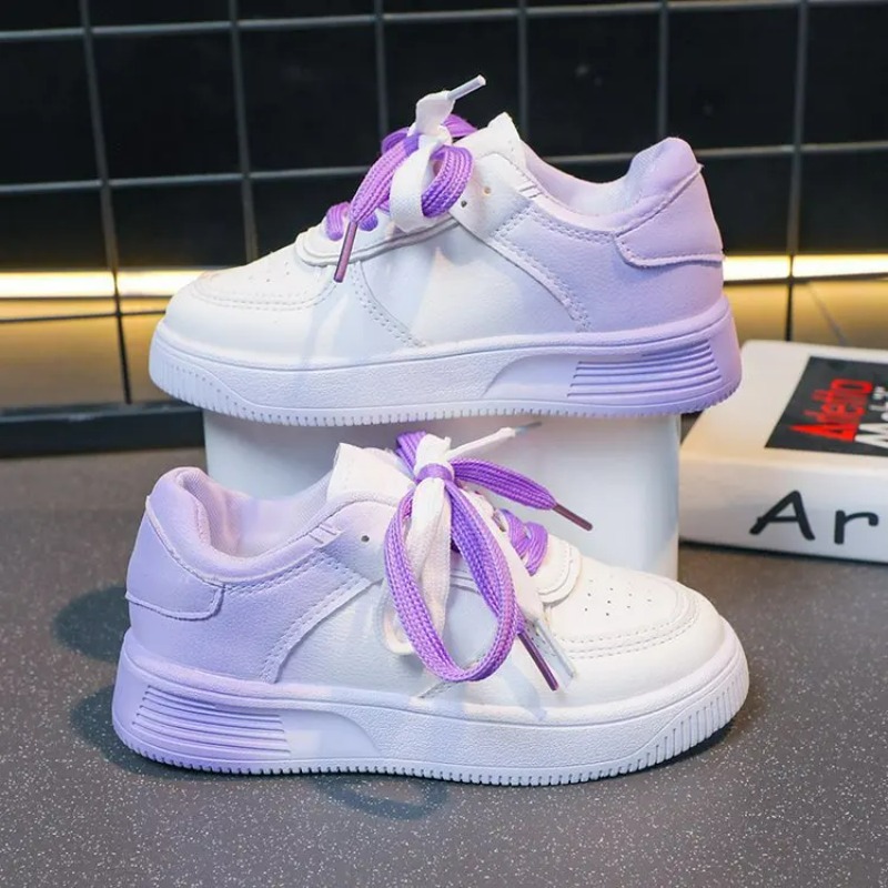 New Women Gradient White Sneak - Running Shoes Women ulasan dan harga
